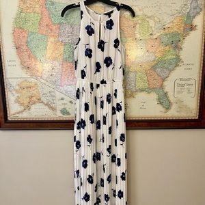Full Length Floral Banana Republic Dress